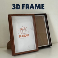 A4 3D FRAME HOLLOW Handcraft DIY Dried Flowers Decoration Frame  Bingkai Gambar