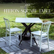 [OFFICIAL STORE] Square Table, Compact Table, Plastic Table, Indoo& Outdoor, Easy Carry,  Felton Squ