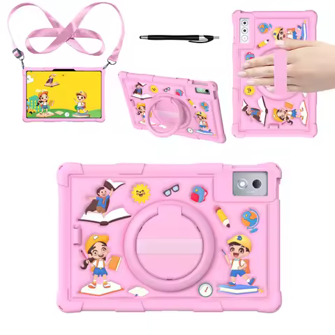 Kids Case for Lenovo Tab P12 12.7 inch Yoga Pad Pro 12.7" Xiaoxin Pad Pro 12.7 TB375FC TB373FU Carto
