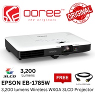 EPSON EB-1785W 3,200 LUMENS WIRELESS WXGA 3LCD ULTRA-THIN PROJECTOR, CONTRAST RATIO: 10,000:1, WITH 
