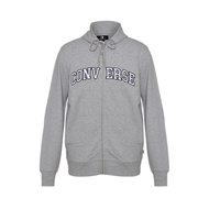 Converse Retro Full Zip Men's Hoodie - Light Retro Grey Heather