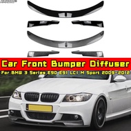For BMW 3 Series E90 E91 LCI M Sport Front Bumper Lip Diffuser Splitter For BMW 3 Series E90 E91 LCI