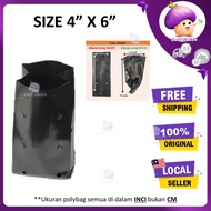 100g-1Kg Durable UV Protection Poly Bag /Polybag/Nursery Plantation Plastic/Polibag Fertigasi/Plastik Semaian/TANAH