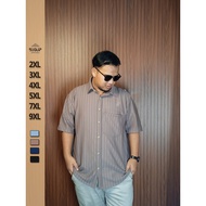 KEMEJA POLO Shirt Bigsize Collar Knit Shirt Jumbo Adult Size 2XL 3XL 4XL 5XL 7XL 9XL