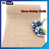 WEFILM Burlap Cloth Linen 100% Jute Hessian Burlap Cloth Food Photography Backdrops Props Shoot Back