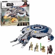 Compatible with Lego Star Wars Series Robot Gunship 75233 Boy Assembled Building Blocks Children's T