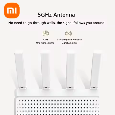 Xiaomi Router AX3000T Mesh WiFi6 2.4GHz 5GHz 3000Mbs 256MB Dual WAN Signal Network Qualcomm CPU Repe