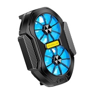 Dual Fan Rechargeable Mobile Phone Cooler Mobile Phone Radiator Stronger Cooling Fan Air Cooling Typ