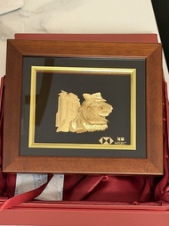 HSBC 匯豐銀行 金獅子相架