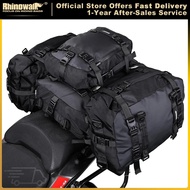 Rhinowalk กระเป๋าที่นั่งท้ายรถมอเตอร์ไซค์วิบาก10L/20L/30L กระเป๋าเดินทางกันน้ำแพ็ค Multi-Ftion Bale ดัดแปลง