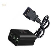 YXA Fast Charging Adapter 5V2A 3 USB Port Converter For Ebike Motorcycle 36V To 84V