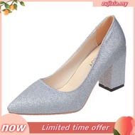 ❤Ready Stock❤ kasut pengantin perempuan nikah Size 33-50 49 King size block heel 8cm men's 48 high h