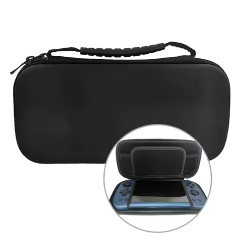 Portable Storage Bag For Powkiddy X55 Handheld Game Console Travel Protective Carrying Case With Han
