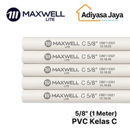 PVC Pipe C 5/8 - 1 Mtr (Maxwell Lite) 1 Meter/ Cut/ Retail/ Meter/ Electric Class C PVC Pipe/