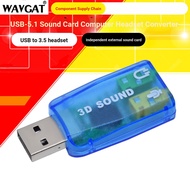 USB to 3.5 Headset Computer Headset Converter