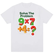 Funny 67 Christmas Math Teacher Brainrot Six Seven Meme Men's Fashion Cotton T-shirt