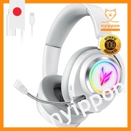 YPBDAN Wireless Gaming Headset - 2.4G/BT/Wired 3-WAY Connection, Ultra-Low Latency (20ms), 7.1 Stere