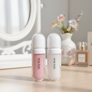Gege Bear Clear Lip Gloss, Dudu Lip Enhancer, Base for Shiny Makeup Lipstick  Gege Bear Pelembap Bib