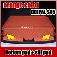 ZLWR DEEPAL S05 พรมรองท้ายรถแบบล้อมรอบ กันรอยขีดข่วนและทนต่อการสึกหรอ DEEPAL S05 พรมรองท้ายรถภายในดั