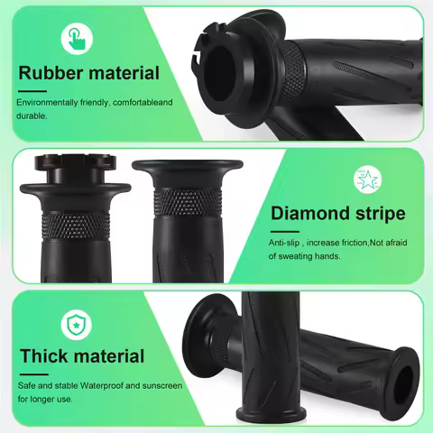 #016Y Motorcycle Handle Grips Handlebar Grip for YAMAHA YZF R1 R6 FZ6 FZ1 FZ8 XJ6 MT09 MT07 XJR400 (