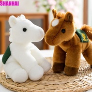 SHANHAI Simulation Horse Plush Toys, PP Cotton Simulation Horse Realistic Horse Stuffed Toy, Cute So