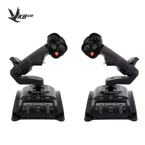 VKB-Sim NXT EVO SCG Prem All-axis Throttle Left & Right Flight Joystick HOTAS Controller For Star Ci