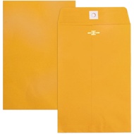 6x9 Clasp Envelopes - 20 Pack, Goefun Brown Yellow Manila Envelopes 6x9, 100GSM Heavy Kraft Paper, f