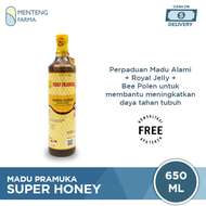 Madu Pramuka Bee Pollen 650 mL - Madu Alami Dan Bee Pollen