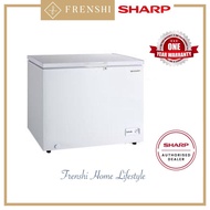 【FREE SHIPPING】Sharp DUAl Function Chest Freezer (310L) SJC318 [ Frenshi ]