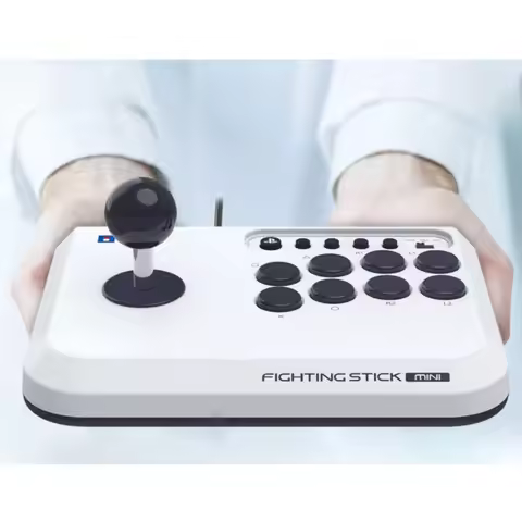 Hori Fighting Stick Arcade joystick With Hitbox Wired Mini Portable joystick for PS5/PS4/PC/Android 