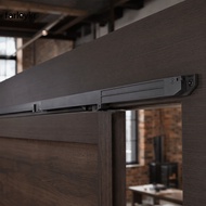 FARL Sliding Barn Door Damper, Black Durable Barn Door Buffer, Smooth Adjustable Door Slide Damper A