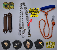Anklet Elang Anklet Burung Hantu Angklet Elang Angklet Owl Anklet Rangkong Rantai Burung Anklet Bubo