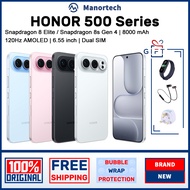 HONOR 500 Pro Snapdragon 8 Elite / HONOR 500 Snapdragon 8s Gen 4 | 6.55 inch 120Hz AMOLED | 8000 mAh