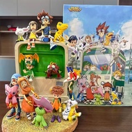 Digimon First Generation Family Photo PVC Figure Statue Taichi Yagami Yamato Ishida Agumon wargreymo