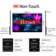 [xuyon] 13.3 Inch 4K OLED Portable Monitor 3840*2160 With Type-C HDMI-Compatible for Mobile Phone PC