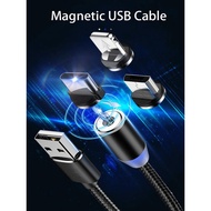 2m USB Cable Magnet Charger Faster Charging Line for Android Type-c Iphone