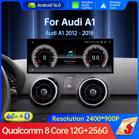 For Audi A1 2012 - 2018 Wireless Auto CarPlay Android 16 Car Multimedia Radio Navigation GPS Tools 4