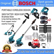 Bosch Lawn mower 9980VF Battery Multifunction Mesin Rumput Cordless fold Pemotong rumput grass cutte