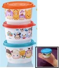 Tupperware 110ml tsum tsum snack cup 3pcs/set