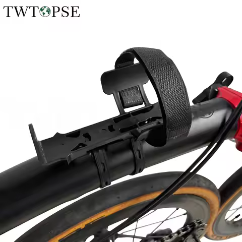 TWTOPSE Bicycle Water Bottle Cage Holder For Brompton Birdy Dahon 3SIXTY Folding Bike Frame Handle P