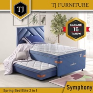 Elite Springbed Symphony 2 in 1 Plush Top / Kasur Spring Bed 2in1