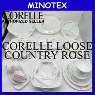 Corelle Loose Country Rose (Divided Plate/Dessert Bowl/Soup Plate/Serving Bowl) Pinggan Mangkuk Core