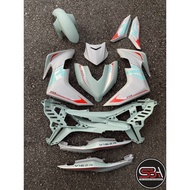 Y16 V2 COVERSET Y16ZR ORIGINAL HONG LEONG YAMAHA HLY PJ MLGNM1 MAG GREY STANDARD SIAP TAMPAL ABS VEL