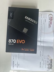 【全港現貨斷市】全新未拆 Samsung 870 EVO 2TB SATA 2.5吋 SSD (行貨有單/原廠5年保)