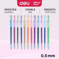 Deli Delight NEW Gel Pen Multiple Colour Gel Ink Pen 0.5mm Smooth Writing Colours Gradient (1pcs)