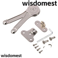 WISDOMEST 2 Pcs Soft Close Cabinet Hinges, Zinc Alloy Silver Support Hinge, Durable Sprung Hinges Window, Door, Box, , Cabinet