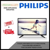 Philips 24PHT4003 LED TV 24 Inch | Digital DVB | HDMI and USB Inputs * FAST DELIVERY * READY STOCKS