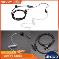 Practical Walkie Talkie Earpiece Headset 2 Pin Acoustic Tube Earphone Walkie Talkie Headset PTT MIC 