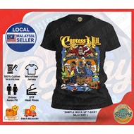 [HIPHOP] BAJU CYPRESS  HILL ROUND NECK SHORT SLEEVE T SHIRT COTTON MICROFIBER