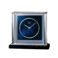 นาฬิกาตั้งโต๊ะ SEIKO CLOCKS AZ758L 8.7X9.5 นิ้ว สีน้ำเงิน (1275126)